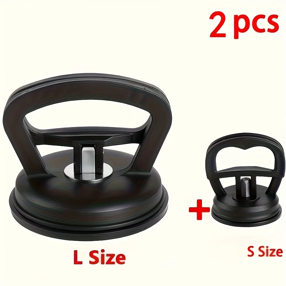 2pcs Car Dent Repair With Suction Cup Dent Puller Multifunctional Handle Crane For Repairing Dents Car Bodies Glass Moving Tool
