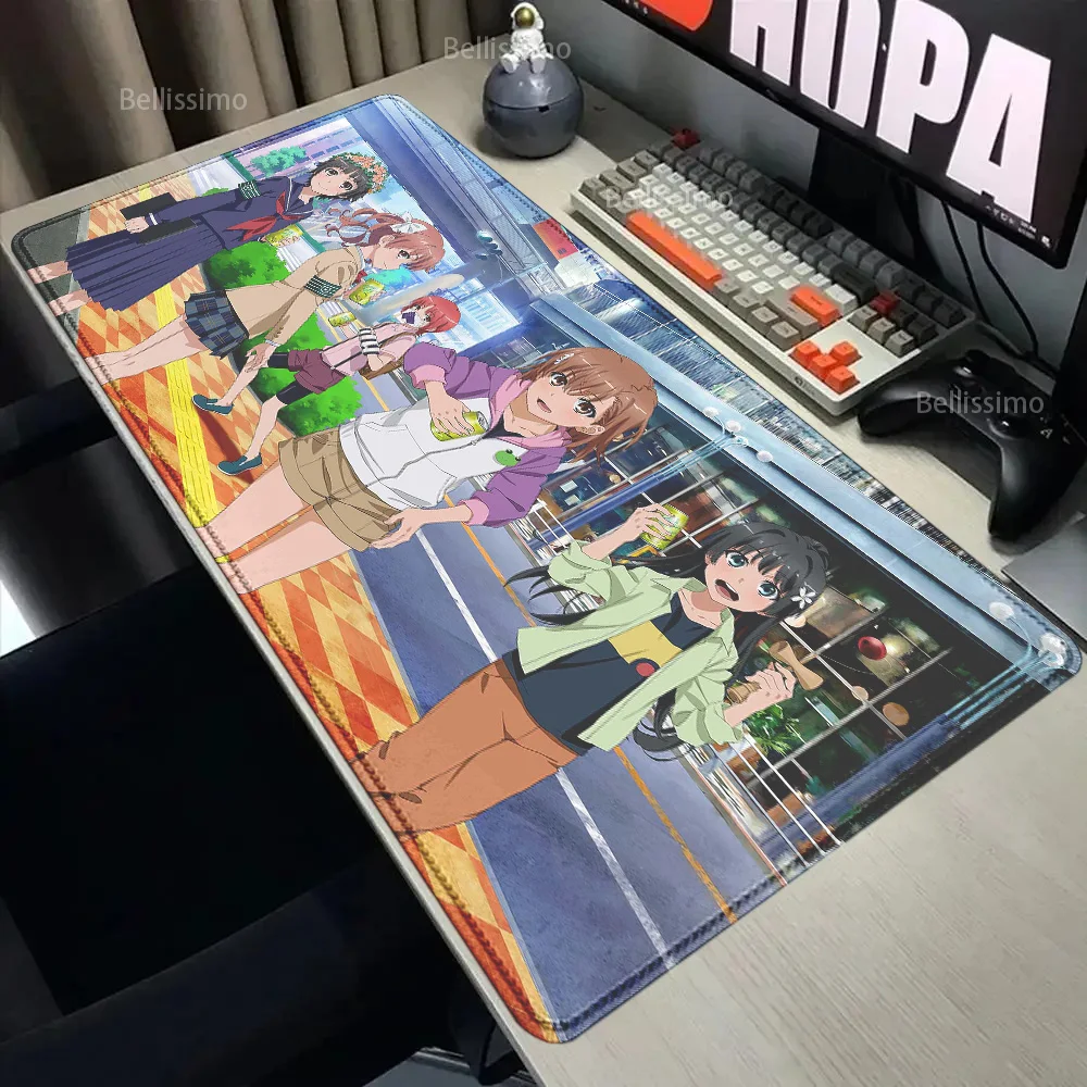 Toaru Kagaku no RailgunMouse Pad Keyboard Mousepad XXL Large Mouse Mats Gaming Accessories Office Computer Gamer Laptop Desk Mat