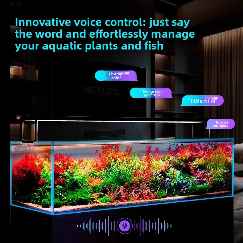 

Nitley aquatic lamp AT5S third generation professional grade full spectrum led plant filling light telescopic fish tank special