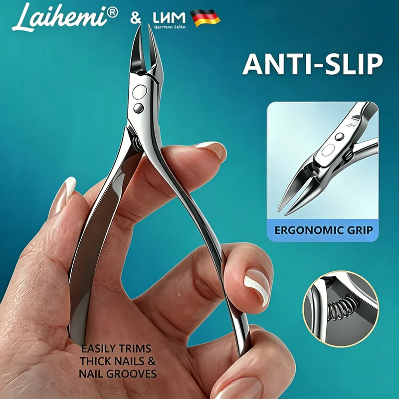 Ultra-scharfer Nagelknipser für eingewachsene Nägel, professioneller Edelstahl-Zehennagelknipser geeignet für dicke und eingewachsene Nägel – Detail 6