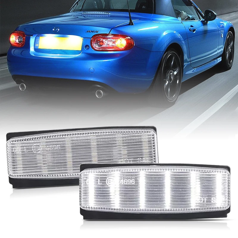 

2 шт. для Mazda MX-5 Miata 2006-2015 Fiat 124 Spider Arbath 2017-Up, белый цвет