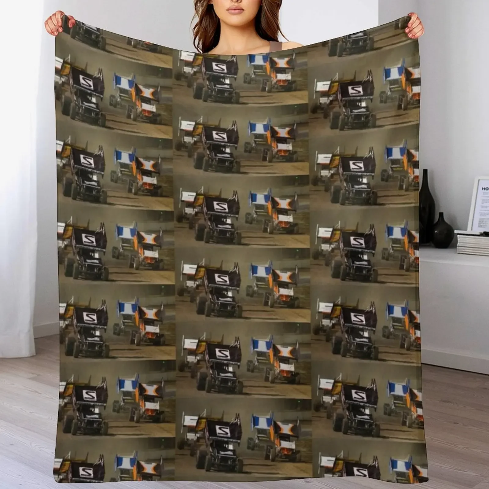 

Speedway racing Throw Blanket Decorative Sofa blankets ands for babies Blankets