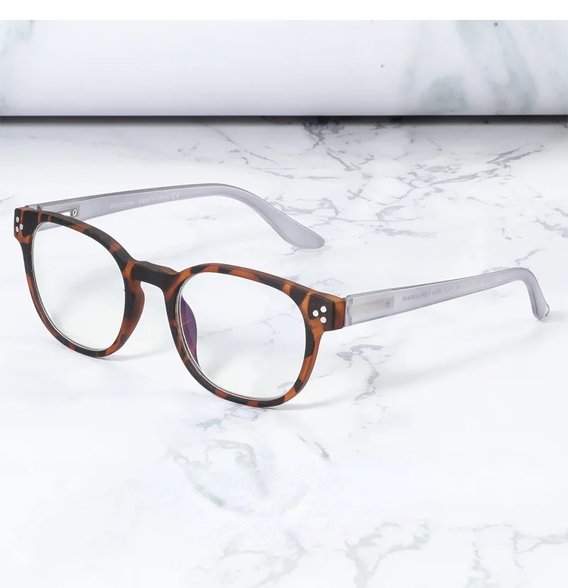 ZENOTTIC Environment Anti-Blaulicht-blockierende Lesebrille, quadratische Computerbrille für Unisex, Dioptrien von +0 bis +4,0 420 – Detail 1