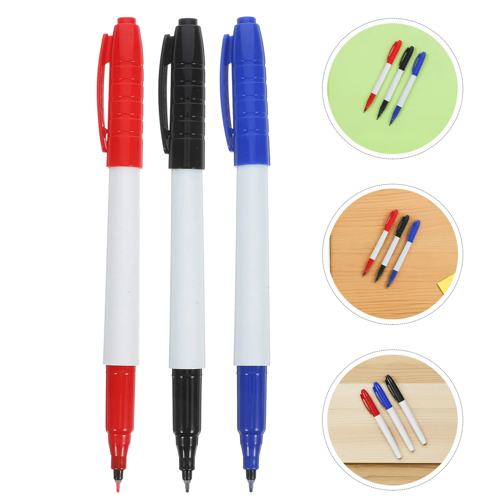 

12Pcs Colored Whiteboard Markers Fine Tip 05Mm Erasable Dry Erase Pens Smooth Quick Dry for Classroom Office Glass Plastic Board