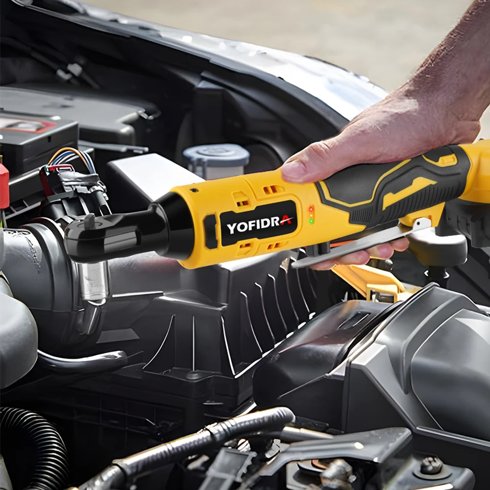 Imagem -05 - Conjunto de Chave Catraca Elétrica sem Fio Ferramenta Elétrica para Reparação Automóvel Eficiente Parafuso de Remoção Porca Bateria 18v 200nm 8