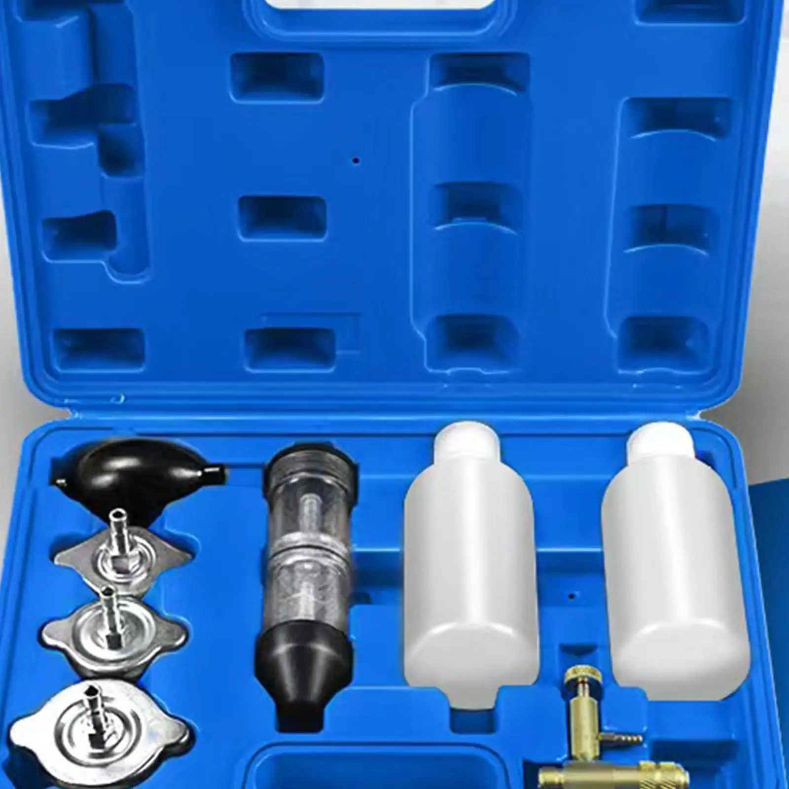 8 Pieces Head Gasket Leak Tester Tool Kit Head Gasket Tester Combustion Leak Test Kit Detector