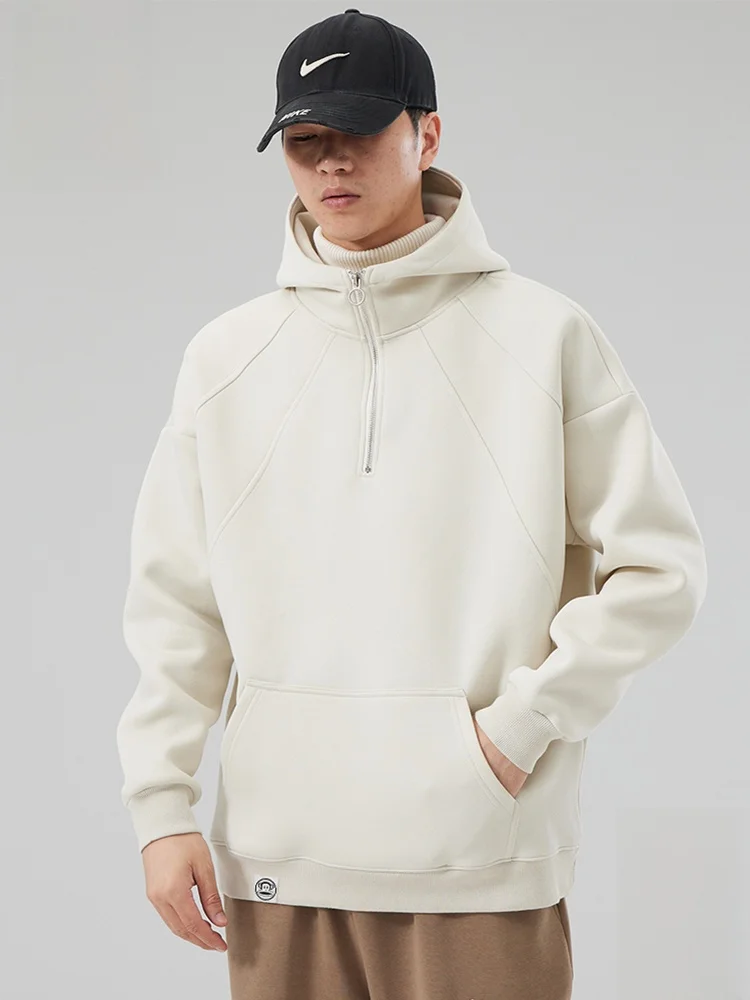 

PaulFrank Pure Color Sweatirt Men's Loose Fit Spor Long Sve Hoodie Spring Autumn Thiened Casual Youth Faion