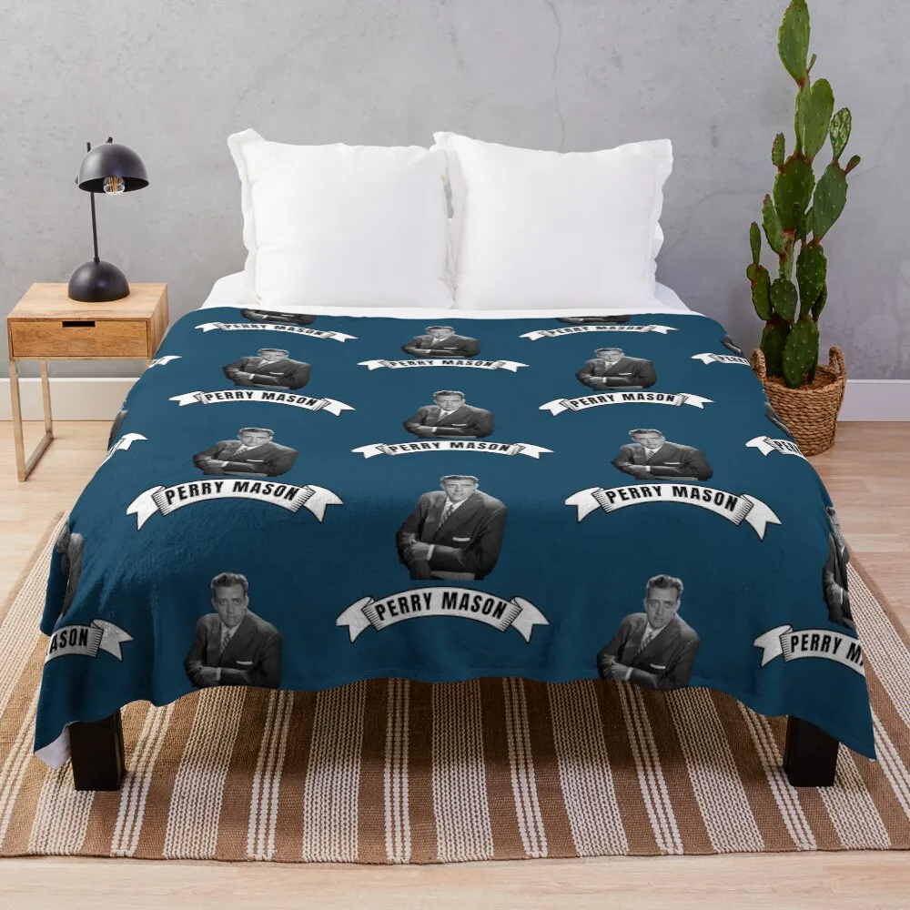 

Perry Mason Throw Blanket Cozy Throw Blanket Birthday Gift for Him Her