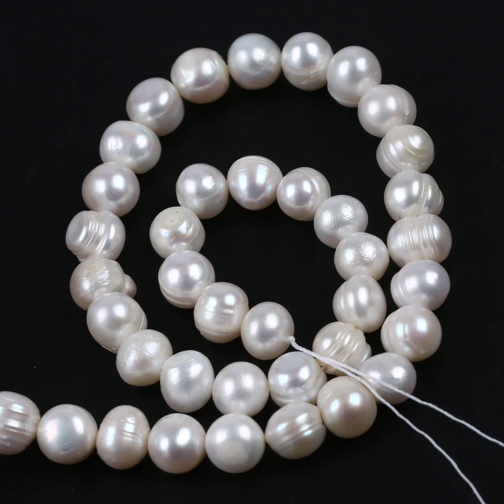 long Baroque AAAA+11-12mm Natural seawater akoya white Blue Pearl Necklace 14k 36inch 18inch 20inch 54inch