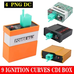 Motorcycle DC 4 Pins Digital Adjustable 9 Ignition Curves Racing CDI Digital Unit For 125CC 150CC 200CC 250 300CC Dirt Kart ATV