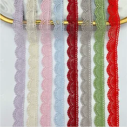 5Yards Embroidery Flower Lace Trim Barcode DIY Clothes Necklace Collars Sewing Handmade Decoration Accessories