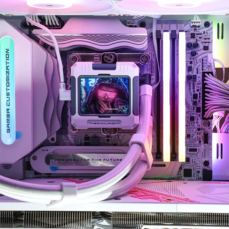 Thermalright FROZEN WARFRAME 240 X BLACK No Fan CPU AIO Cooler PC 360 Specyfikacja Water Cooler dla AM5 AM4 Intel LGA1700/1851