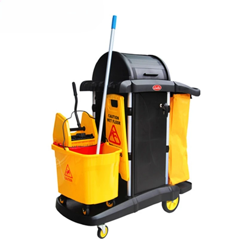

Cleaning trolley, water squeezing cart, cleaning tool cart, hygiene trolley, mop bucket