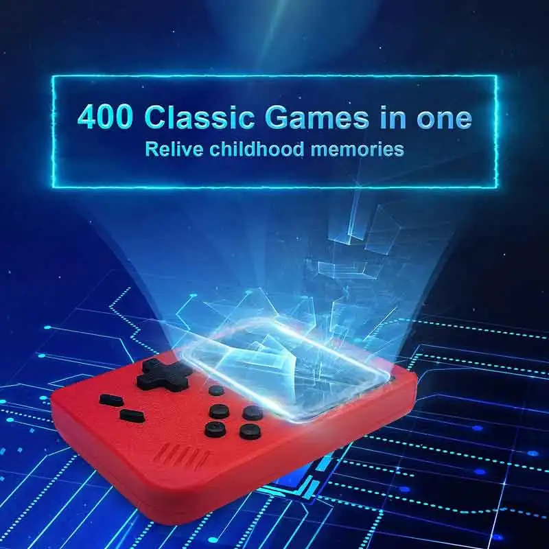 Handheld Gameconsole voor Kinderen, Volwassenen, Retro Gameconsole met