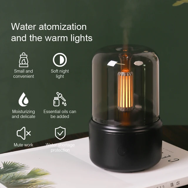 KINSCOTER przenośny Mini rozpylacz do perfum nawilżacz powietrza USB olejek nocny zimny Mist Maker opryskiwacz do domu prezent