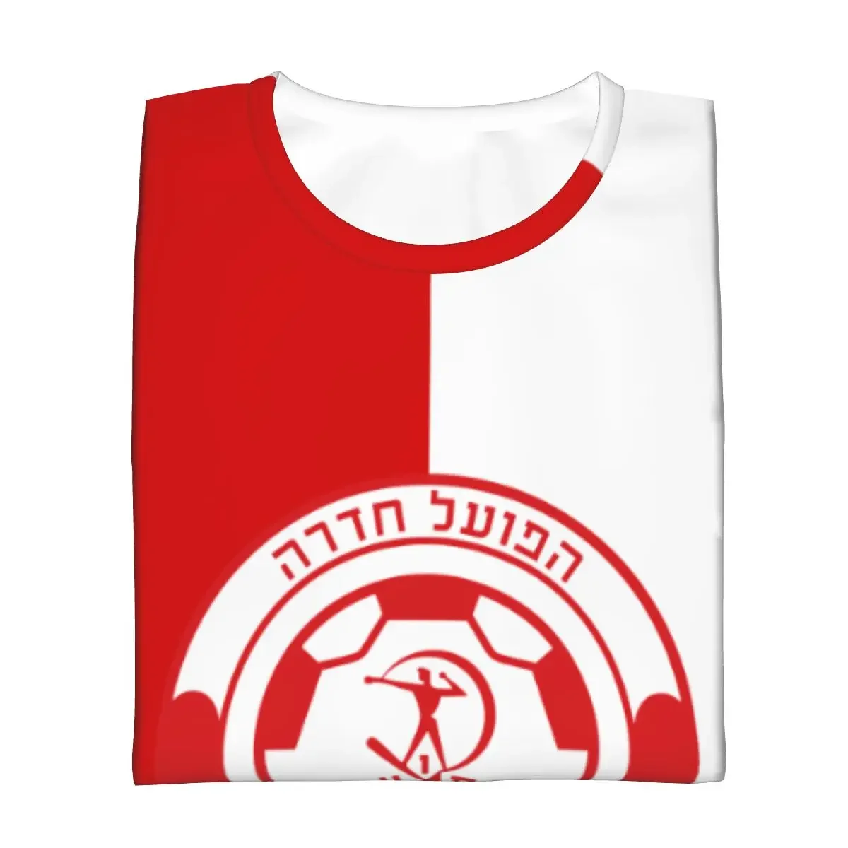 تي شيرت Hapoel Hadera - تي شيرت ناعم بأكمام قصيرة ورقبة دائرية للفتيات والفتيان المراهقات