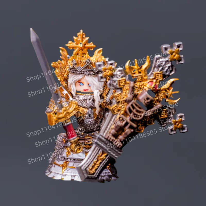 MOC Building Blocks Ancient Iron Princess Miniature Doll Toy Cartoon Anime Figurine Assembly Model Hobby Collection Holiday Gift