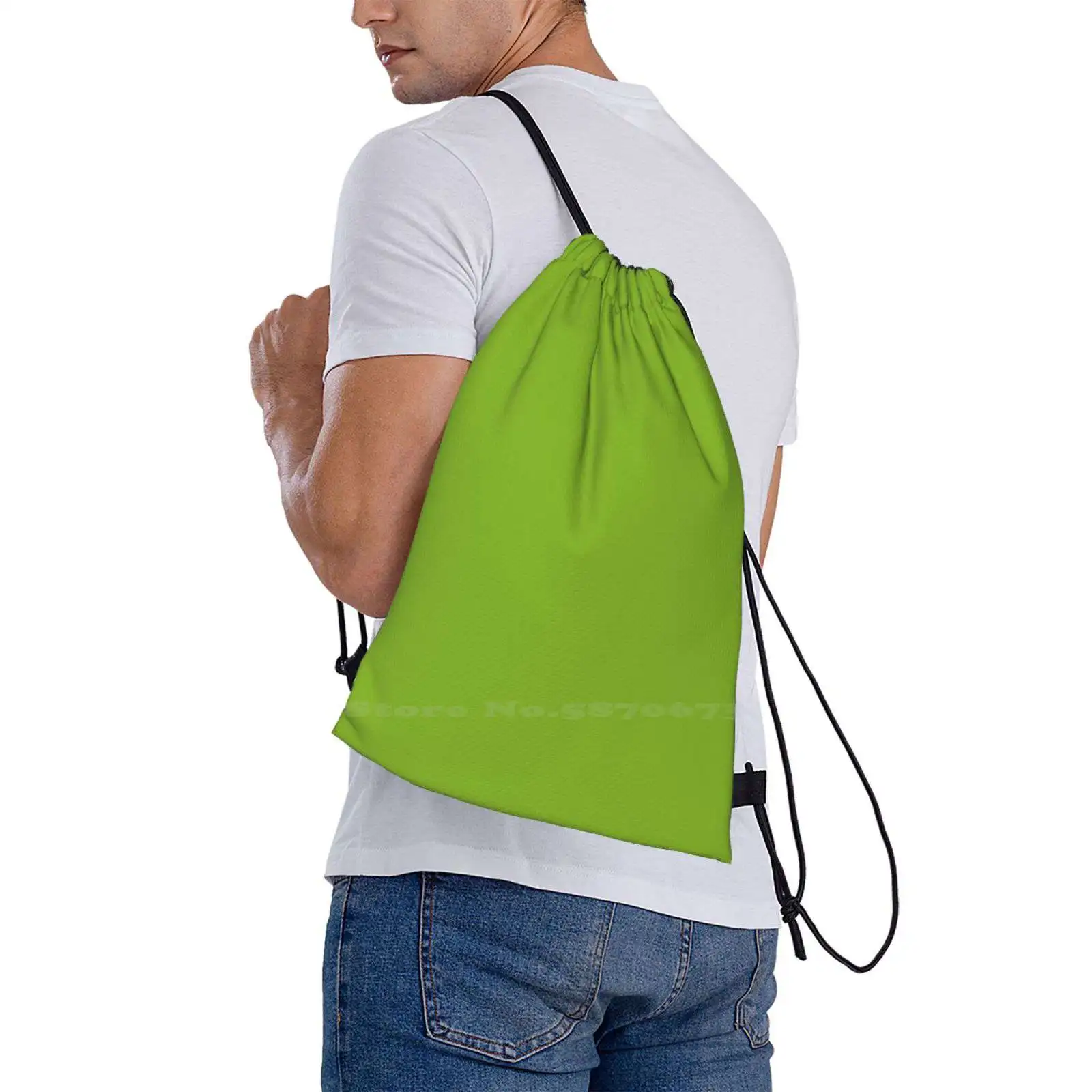 Gowild-bolsas verdes para estudiantes Unisex, mochila con patrón de Animal, verde, naturaleza, colorido, estilo contemporáneo, recién llegados