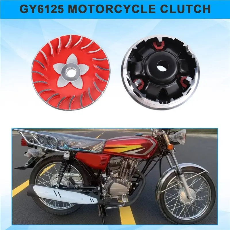 Reliable-2X Motorcycle Modification Clutch,Racing Variator Kit For GY6125 150 Engine Drive Disk