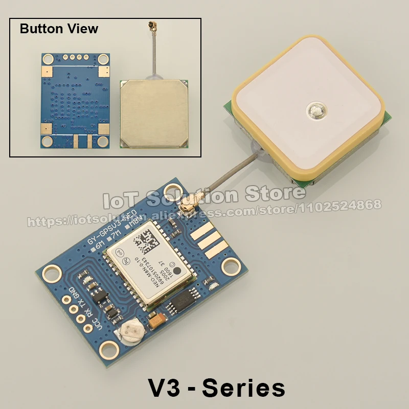NEO-M8N 6M M9N M8T F10N NEO 6M M8N Galileo BDS GPS GNSS Module with Active Antenna GY-GPSV3 GPS6MV2 GYGPSV6 NEOM8N NEOM9N NEOM8T