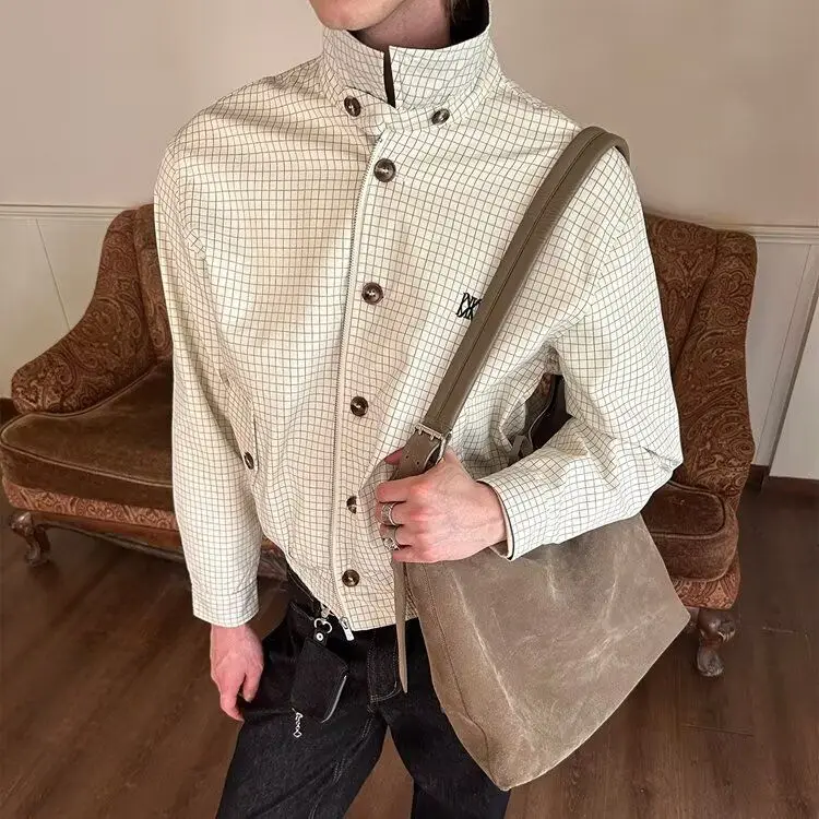 

Повседневное мужское длинное пальто Sli, весенне-осеннее свободное пальто High Street Trend, корейское длинное пальто Harajuku Sle с гонконгским вкусом