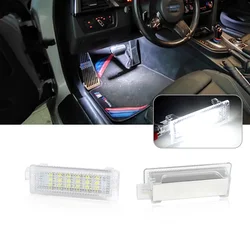 2Pcs CANbus LED Courtesy Footwell Under Door Light 63316972605 For BMW E60 E87 E70 E90 E92 E63 E65 E85 M3 MINI Z4 R50 R52 R53