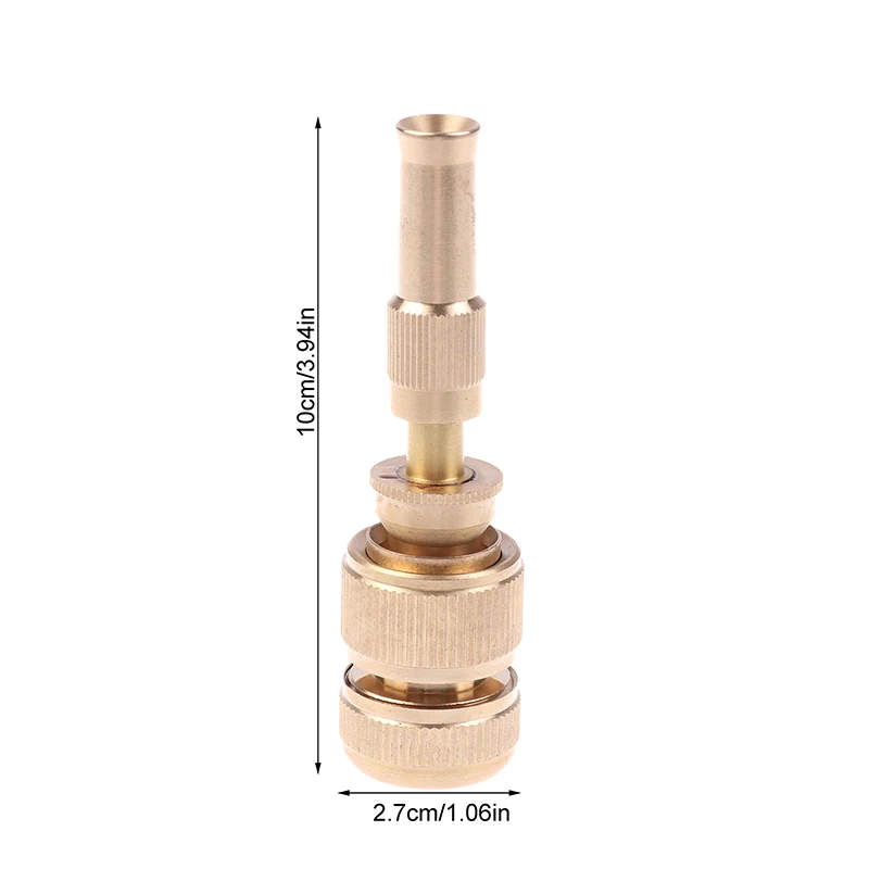 High-Pressure Water Gun, Adjustable Brass Nozzle for Car Wash, Garden, Greenbelt, Patio Watering, Sprinkler, Plant Irrigation