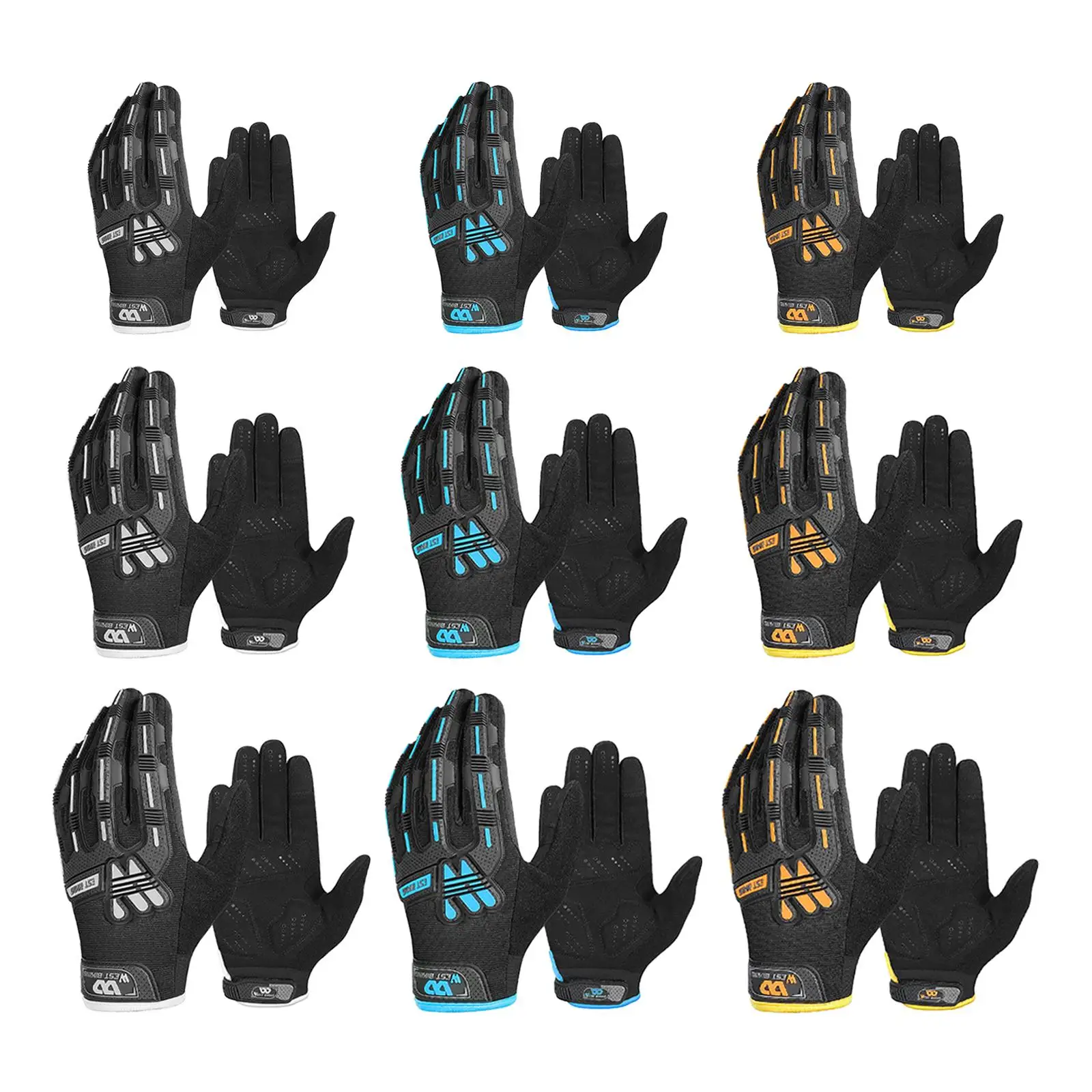 

Touch Screen Motorcycle Gloves Shockproof Thickening Drop Resistance Finger Glove Fits for Motocross Bikers Dirt Bike Bikers Men