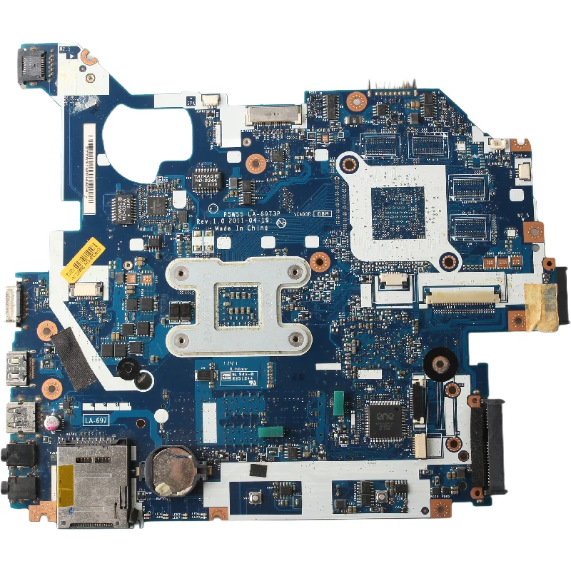 For ACER Gateway NV55 NV55S NV55S02U Notebook Mainboard MB.WY102.001 P5WS5  LA-6973P Laptop Motherboard Tested