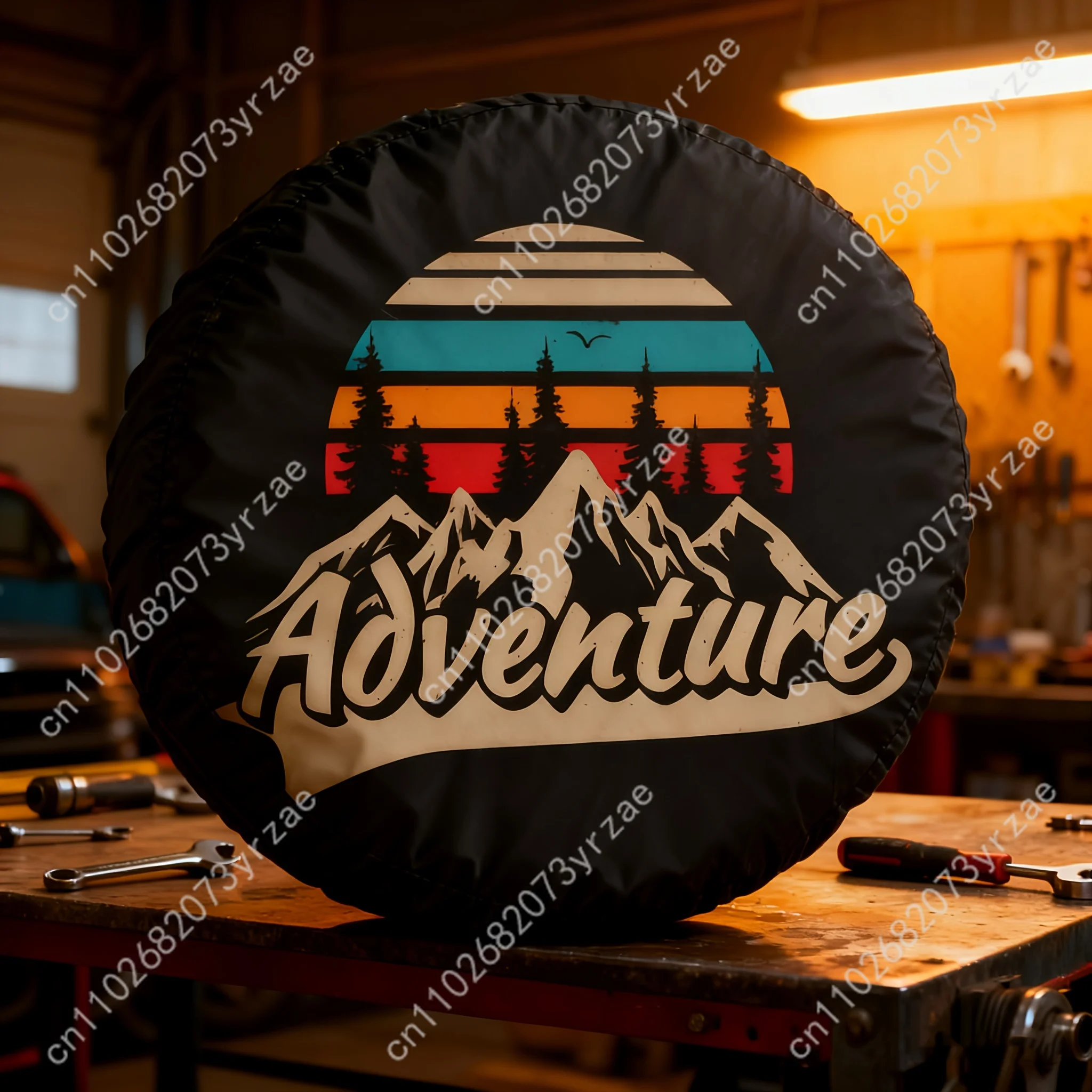 

Cool Adventure Various Models Spare Car Tire Cover Sand Dust Prevention Protect Wind Rain Tire Cover Sturdy Durable Tire Covers