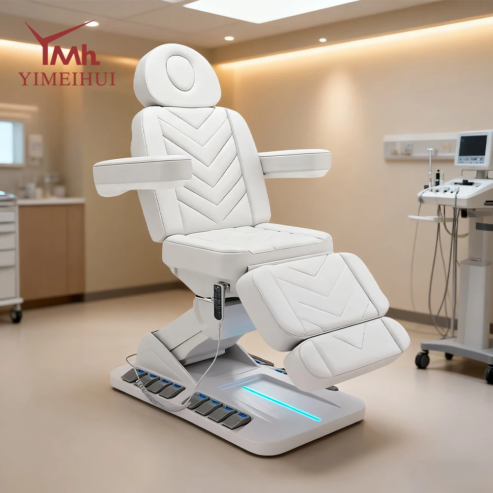

Modern Electric Massage Bed Spa White Massage Tables Beds for Beauty Salon Furniture Equipment Japanese Head Spa Bed