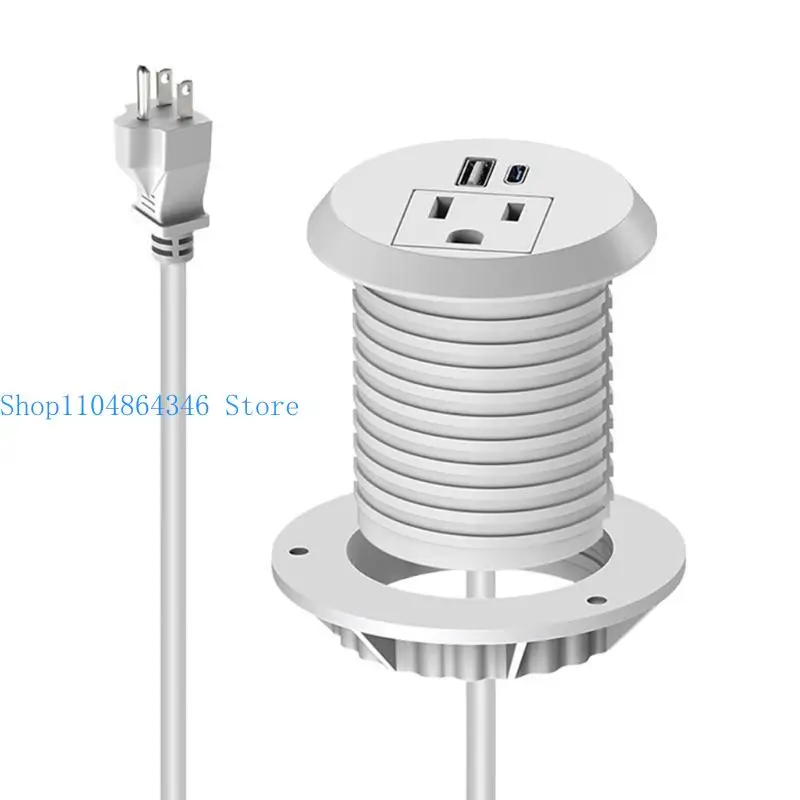 2USB Port 18W Fast Charging Hubs Power Outlet Rotary Fixation Design 50mm Cutout