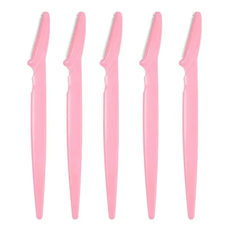 5pcs 스테인레스 스틸 눈썹 트리머 샤프 스크래쳐 눈썹 스크레이퍼 눈썹 트리머 메이크업 및 눈썹 수리 도구