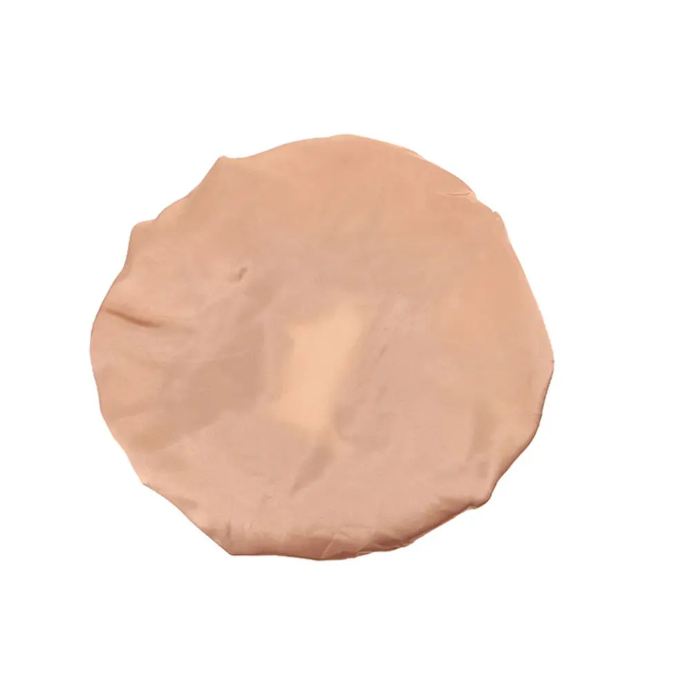 

Satin Sleeping Cap Elastic Soft Bonnet for Women Hair Care Bathing Hat Comfortable Supple Satin Sleep Hat
