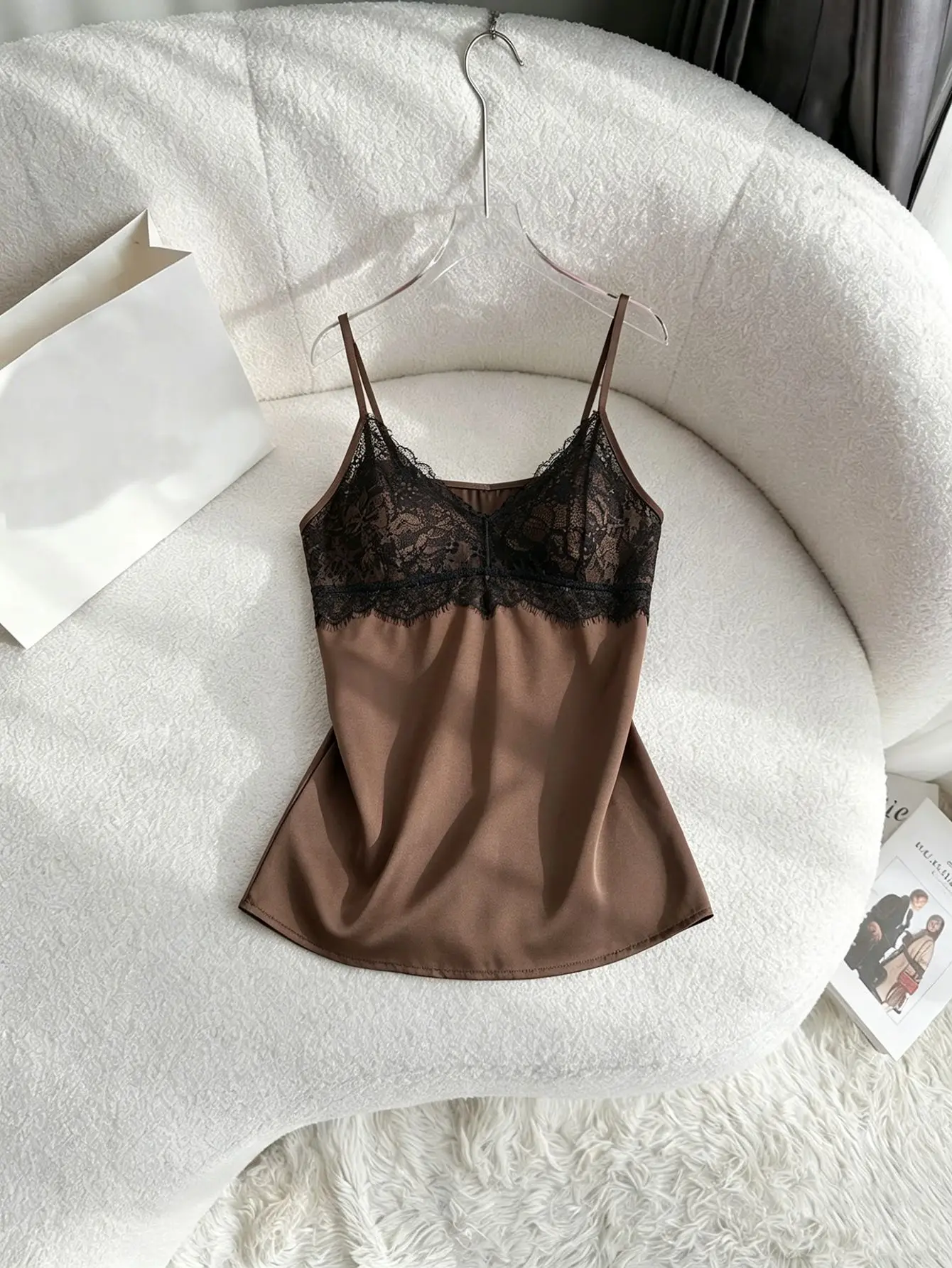 Sexy Lace Camisole Women Silk V-neck Top Summer Sleeveless Casual Tank Top Female Slim Soft Satin Basic Top Elegant Women Shirt