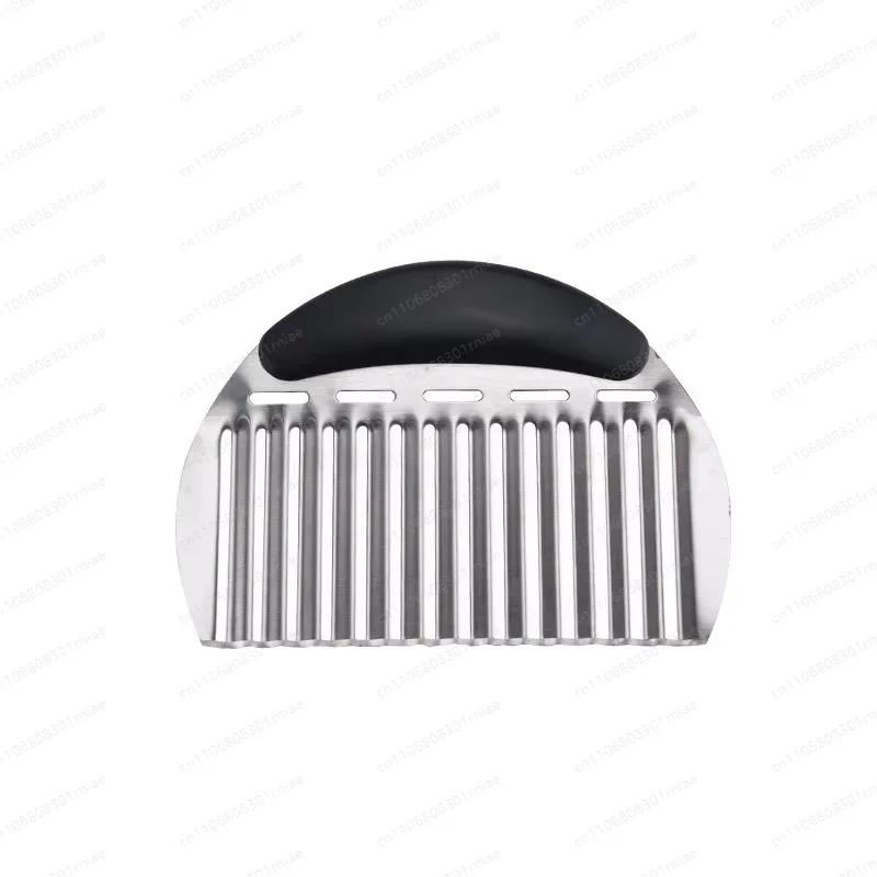 Wolf tooth stainless steel PP manual multi-functional potato knife wavy vegetable cutter fancy slicing mesh shredding