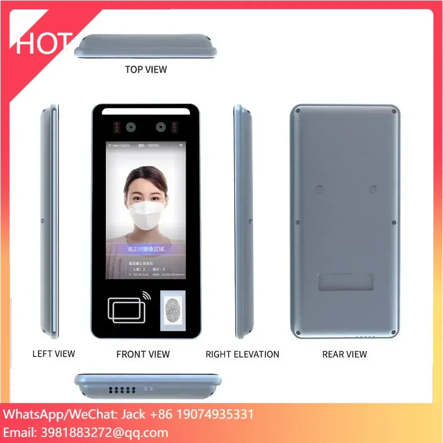 

Biometric Terminal Security Smart Facial Recognition Detection Night Vision Face Camera Identification System OEM ODM