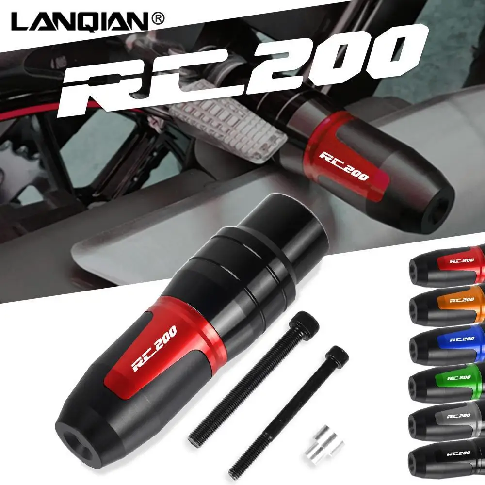 

Frame Exhaust Sliders Anti Crash Pad Protector For RC200 RC 200 2014-2017 2018 2019 2020 2021 2022 2023 2024 Falling Protection
