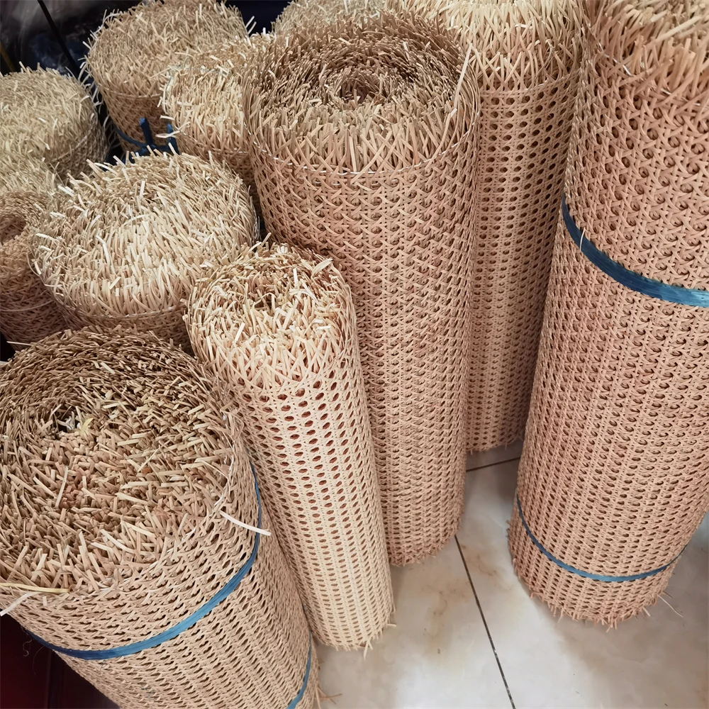 60CM Width 3-5 Meters Natural Real Rattan Cane Webbing Sheets Furniture Material Chair Repairing Fabric Home Depot