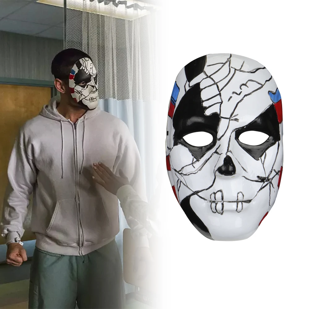 The Punisher 2 Billy Russo Cosplay Mask Plastic Costume Props Halloween Masquerad Mask Unisex Adult Coser