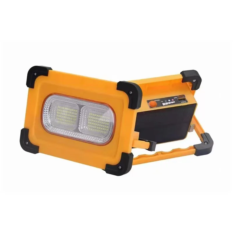 IP65 Magnetic Solar Charging Lamp - Emergency Lighting Lamp for Power Outage - Portable Camping, Stalls, Handheld, Home Use Lamp