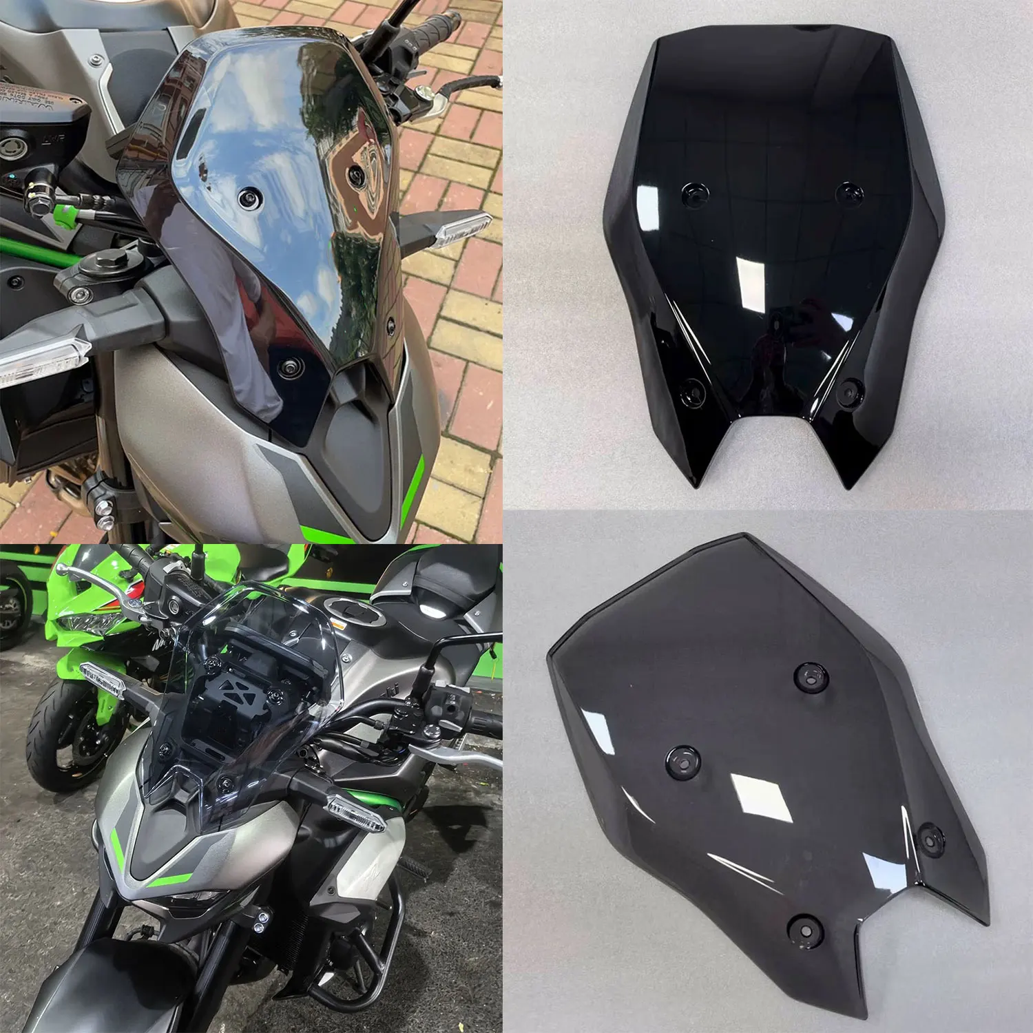 Для Kawasaki Z900 2025 2026 Z900 SE Z900SE лобовое стекло мотоцикла двойной пузырь ветровое стекло экран ветровые дефлекторы аксессуары Для Kawasaki Z900 2025 2026 Z900 SE Z900SE лобовое стекло мотоцикла двойной пузырь ветровое стекло экран ветровые дефлекторы аксессуары
