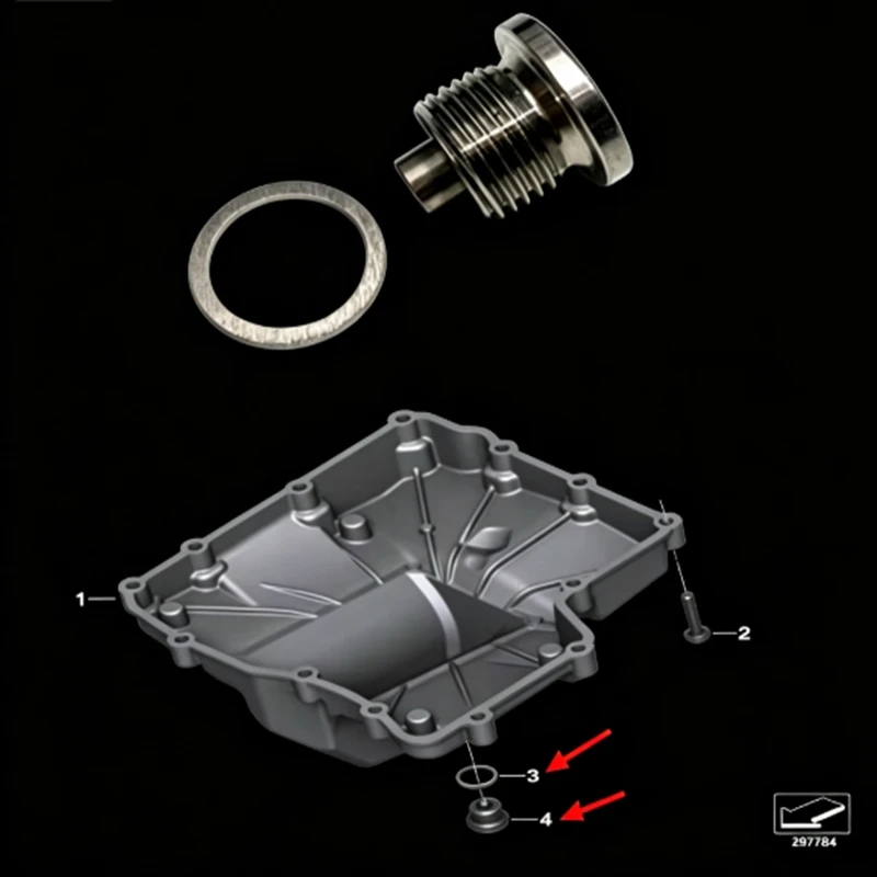 Suitable for BMW S1000RR S1000XR S1000R HP4 magnetic plug