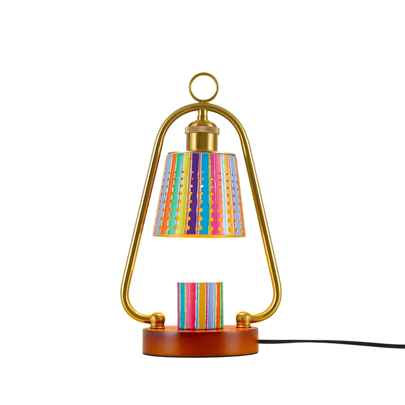 

Style 3D relief, printed desk lamp, Christmas decorations, flexible base function