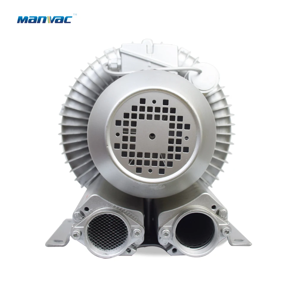 2.2kw Single Phase Single Stage Air Blower High Pressure Vortex Ring Aquaculture Blower