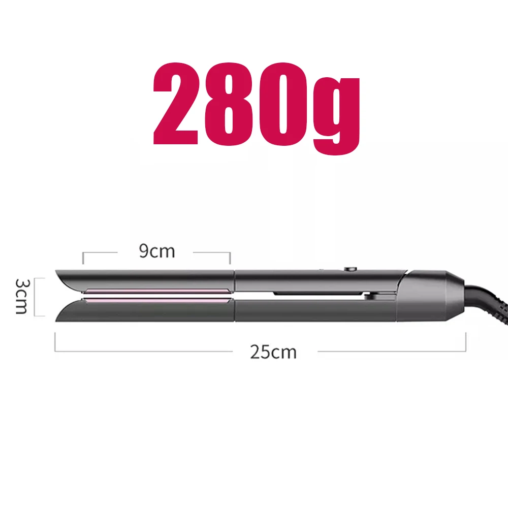 280g 2 W 1 prostownica do włosów prostownica do stylizacji 40W Curler Roll Anti-scalding Design sterowanie NTC ogrzewanie PTC 100-240V