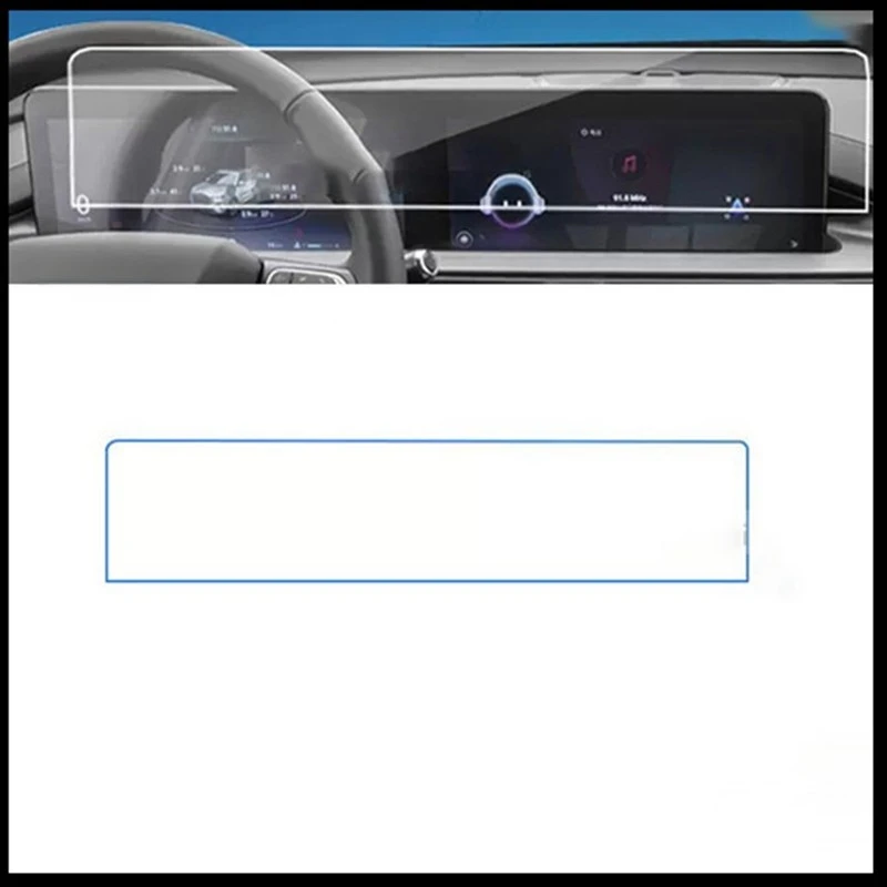 For Chery Tiggo 7 PRO MAX 2023 Car Accessories Navigation Screen Center Console TPU Transparent Membrane Protector  Film