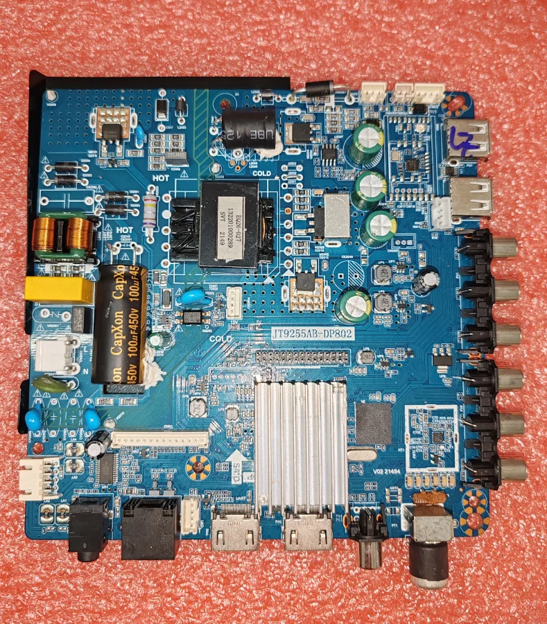 

JT9255AB-DP802 Three in one WiFi network TV motherboard, tested well, with a physical photo of 32 inches 1366x768