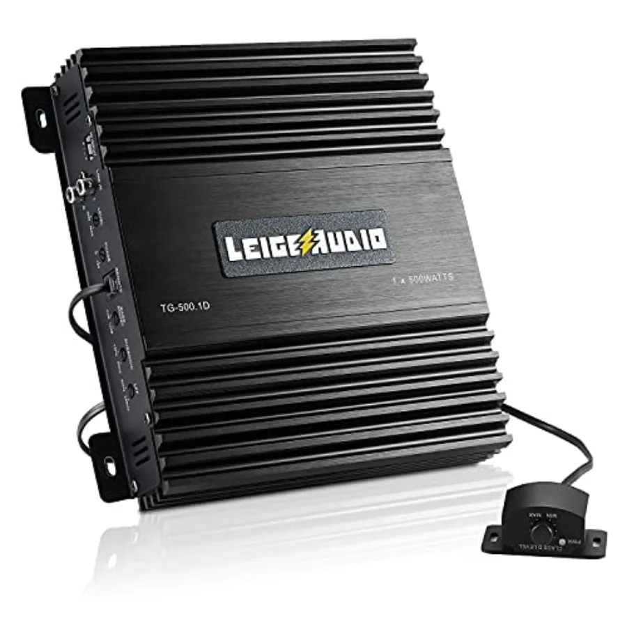 MonoBlock Amplifier, Class D, 1 Ohm Stable Subwoofer Amplifiers for Car Audio Speakers