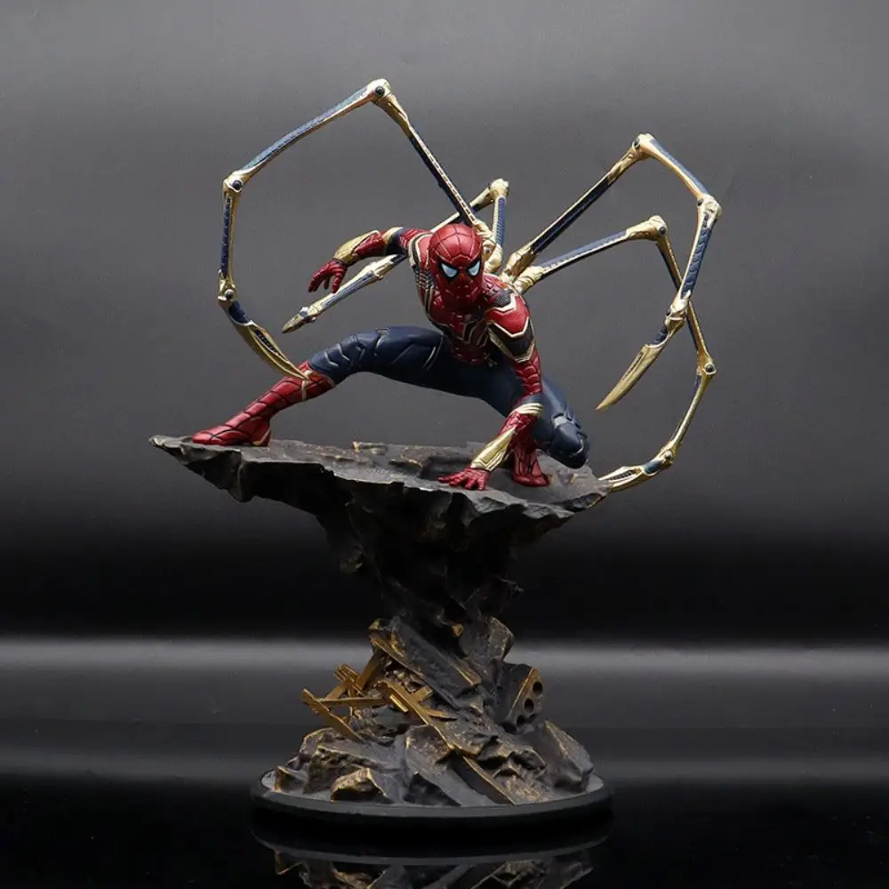 30cm Ultimate Spider-man Action Figure Spiderman Anime Figurine Cool PVC Boy's Model Super Heroes Spider Man Doll Desktop Decor